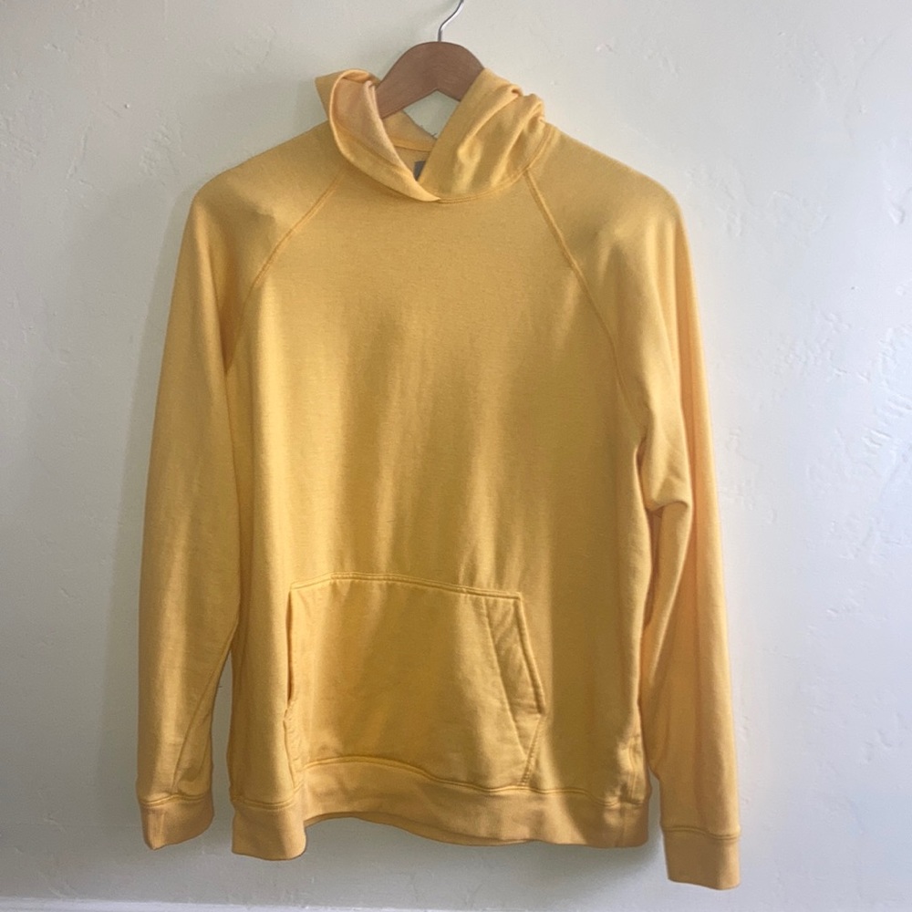 🧶🏀 MITCHELL EVAN Yellow / Gold Size Large Shootaround Hooper Hoodie Drake 🏀🧵